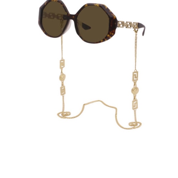 Versace Sunglasses with Gold Chain - Picture 1 of 5